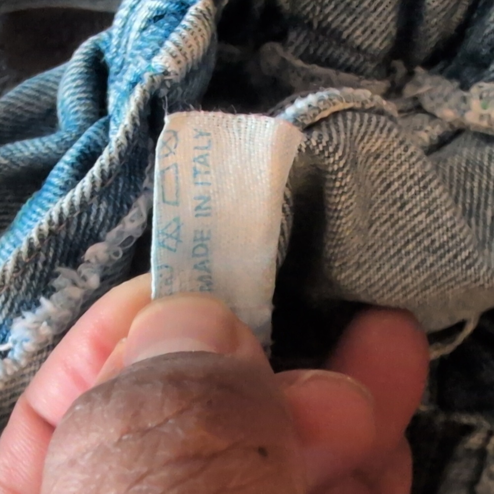 Vintage Denim Overalls With 4 colorful Patches - Picture 12 of 12